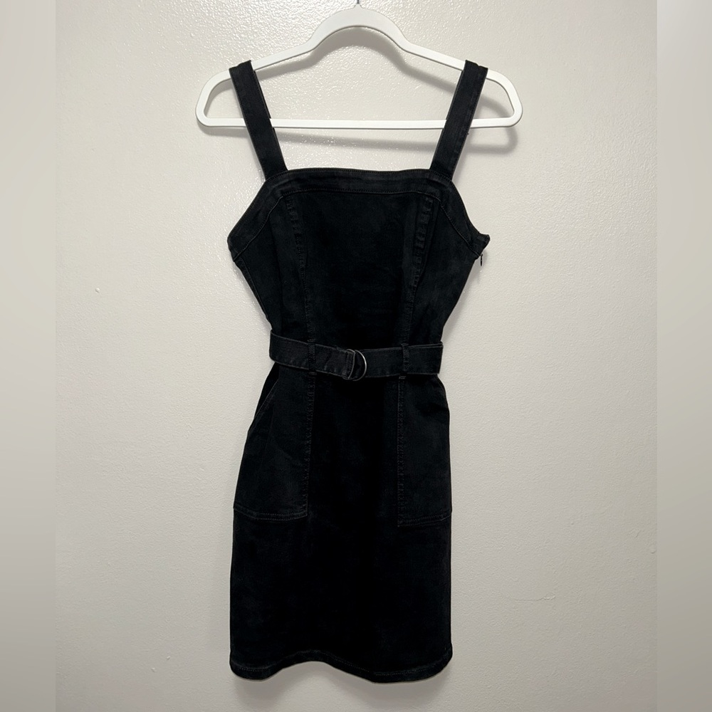 Hollister Washed Black Denim Dress NWOT